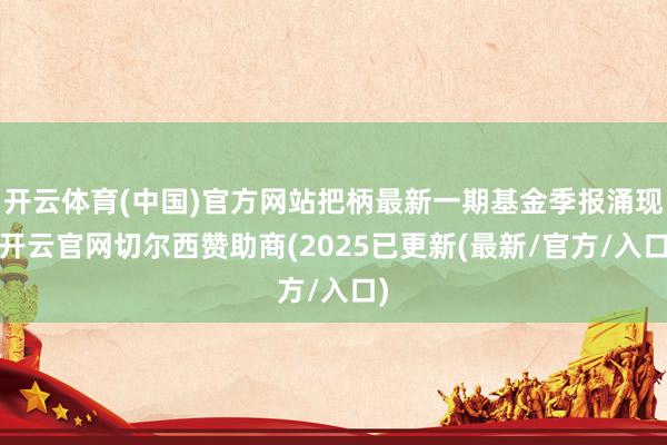 开云体育(中国)官方网站把柄最新一期基金季报涌现-开云官网切尔西赞助商(2025已更新(最新/官方/入口)