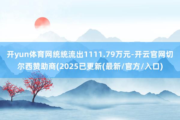 开yun体育网统统流出1111.79万元-开云官网切尔西赞助商(2025已更新(最新/官方/入口)