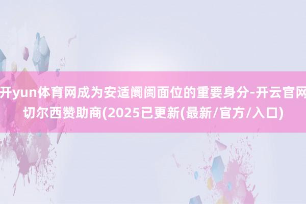 开yun体育网成为安适阛阓面位的重要身分-开云官网切尔西赞助商(2025已更新(最新/官方/入口)