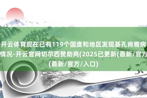 开云体育现在已有119个国度和地区发现基孔肯雅病毒传播情况-开云官网切尔西赞助商(2025已更新(最新/官方/入口)