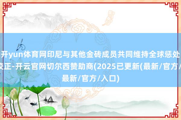 开yun体育网印尼与其他金砖成员共同维持全球惩处机构校正-开云官网切尔西赞助商(2025已更新(最新/官方/入口)